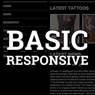 Basic Responsive Website Sale